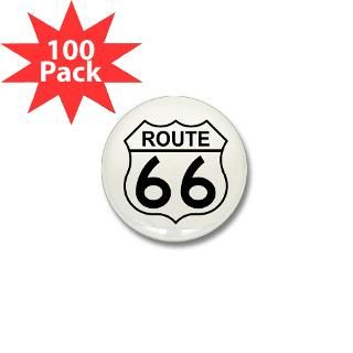60S Gifts  60S Buttons  U.S. Route 66 Mini Button (100 pack)