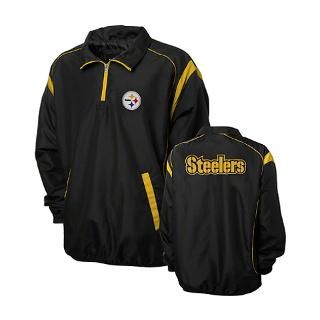 Pittsburgh Steelers Black Red Zone Quarter Zip Jac for $65.99