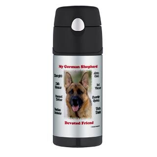 GSD Devoted Friend Thermos® Bottle (12oz) by Admin_CP1703549