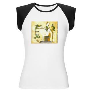 Egyptian Wall Painting T Shirt by mistyisle