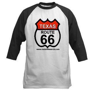 Long Sleeve Ts  Texas Route 66 Baseball Jersey