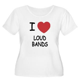 heart loud bands Plus Size T Shirt by Some_Lovely_Things