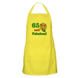 65Th Birthday Aprons  Custom 65Th Birthday Aprons