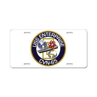 CVN 65 USS Enterprise Aluminum License Plate for $19.50