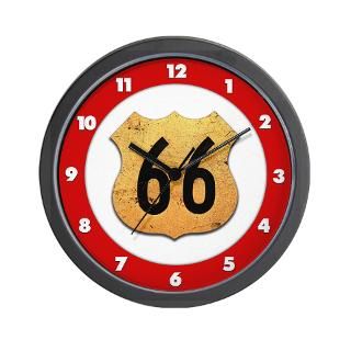 Vintage Route 66 Wall Clock