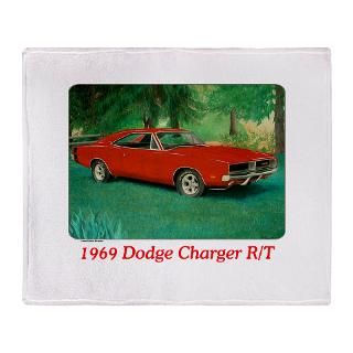 69 Dodge Charger Fleece Blankets  69 Dodge Charger Throw Blankets