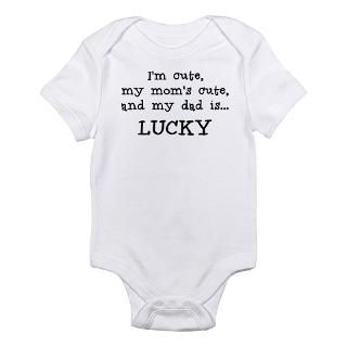 Daddy is Lucky Body Suit by funkymonkeykidz