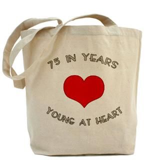 75 Young At Heart Birthday Tote Bag for $18.00