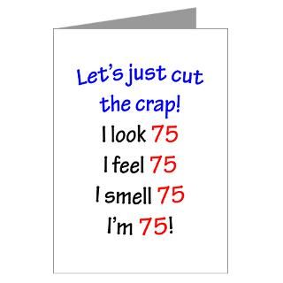 75 Gifts  75 Greeting Cards  Cut the crap 75 Greeting Card