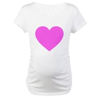 Pink Heart symbol on T shirts, tops and a range of gift items