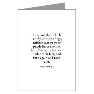 MATTHEW 76 Greeting Cards (Pk of 10)