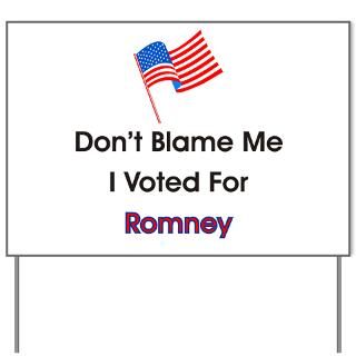 Voted For Romney 77 Yard Sign for $20.00
