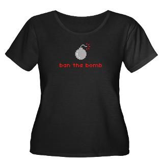 ban bomb women s plus size scoop neck dark t shirt $ 28 77