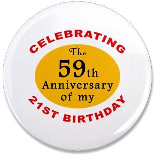 80 Gifts  80 Buttons  Celebrating 80th Birthday 3.5 Button