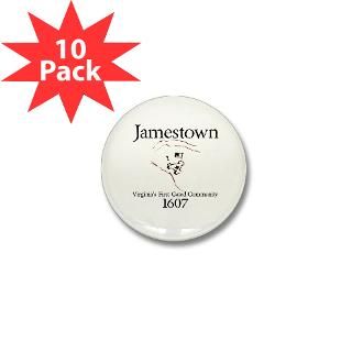 Jamestown 1607 Mini Button (100 pack)