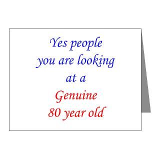 Genuine 80 year old Note Cards (Pk of 10