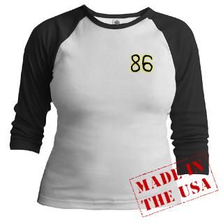 Black and Gold #86 Jr. Raglan