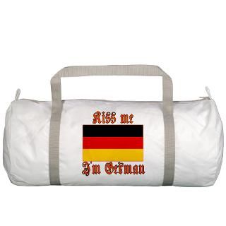 Autumn Gifts  Autumn Bags  Kiss Me Im German Gym Bag