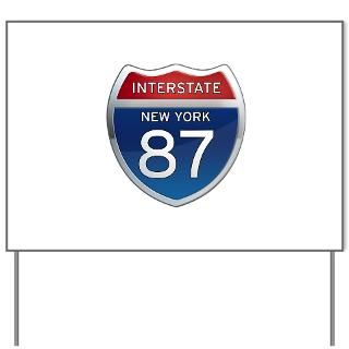 Interstate 87   New York Yard Sign for $20.00