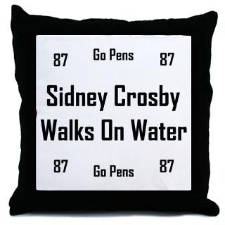 87 Gifts  87 More Fun Stuff  Crosby Walks On Water Throw Pillow