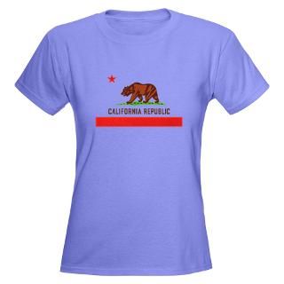 California State Flag Womens Long Sleeve T Shirt