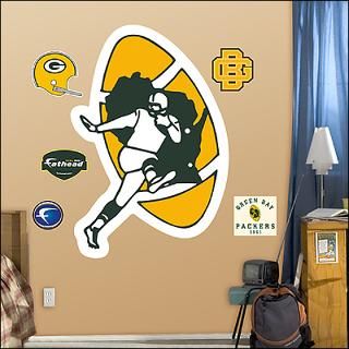 green bay packers classic logo fathead wall graphic $ 89 99