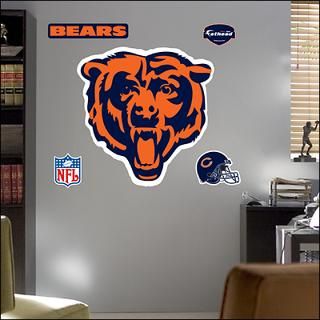 chicago bears logo fathead wall graphic $ 89 99