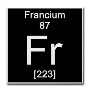 Francium Element Drink Coasters  Buy Francium Element Beverage