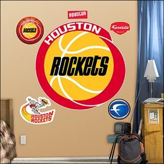 houston rockets classic logo fathead wall graphic $ 89 99