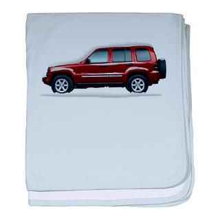 Snow Covered Jeep Liberty Large Thermos Bottle