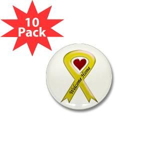 welcome home yellow ribbon mini button 10 pack $ 17 98