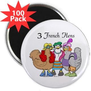 french hens 2 25 magnet 100 pack $ 114 98