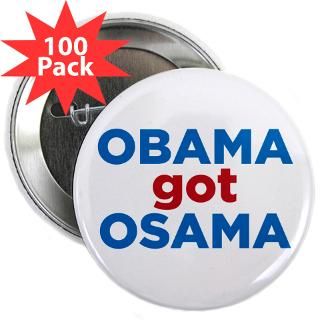 2012Meterproobama Buttons  Obama got Osama   2.25 Button (100 pack