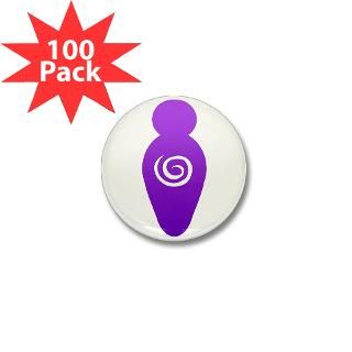 Gifts  Belief Buttons  Purple Goddess Mini Button (100 pack