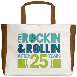 25 Years Gifts  25 Years Bags  25th Anniversary Rock N Roll Beach