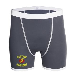 80S Gifts  80S Underwear & Panties  Captain Awesome Boxer Brief