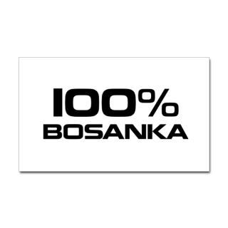Bumper Stickers  100% Bosanka Rectangle Sticker
