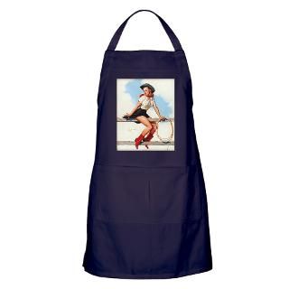 Cowgirl Pin Up Aprons  Custom Cowgirl Pin Up Aprons