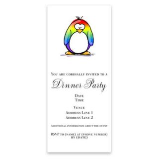 Rainbow Penguin Invitations by Admin_CP2574929  507114733