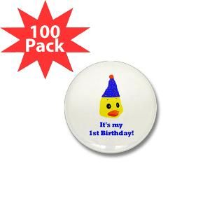 my first birthday duck mini button 100 pack $ 109 99