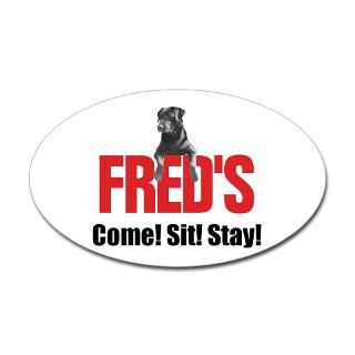 Freds Merchandise Rectangle Sticker 50 pk)