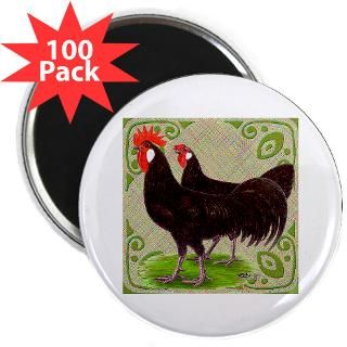 black minorca chickens 2 25 magnet 100 pack $ 114 99