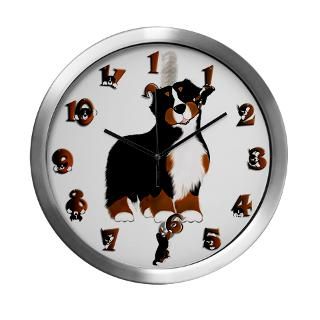 Bernese Mountain Dogs Clock  Buy Bernese Mountain Dogs Clocks