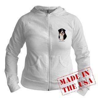 Bernese Mountain Dog 9Y348D 115 Fitted Hoodie