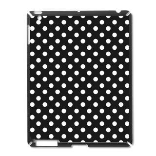 Black and White Polka Dot iPad2 Case by blackandwhitepolkadot