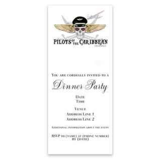 Pilots of the Caribbean Pink Invitations by Admin_CP5356640  507284365