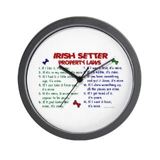 Irish Setter Clock  Buy Irish Setter Clocks