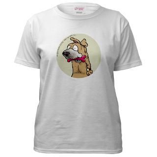 Get Fuzzy A Dog & His Bone Womens T Shirt