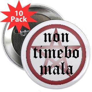 non timebo mala 2 25 button 100 pack $ 114 98