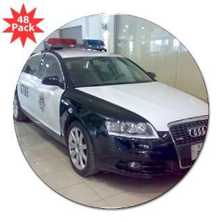 Audi Police Car 3 Lapel Sticker (48 pk)